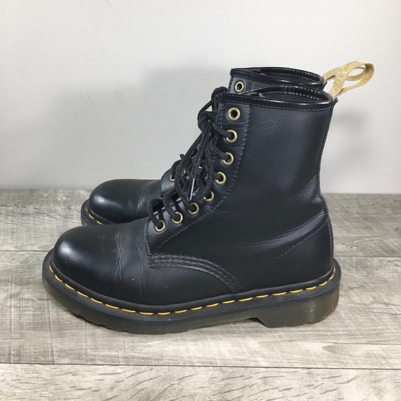 Dr Doc Docs Martens 14045 Vegan Felix Womens Combat Lace Up Boots Size UK 5 US 7 - Picture 6 of 11